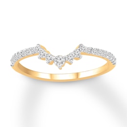 Now + Forever Diamond Wedding Band 1/5 ct tw Round-cut 14K Yellow Gold