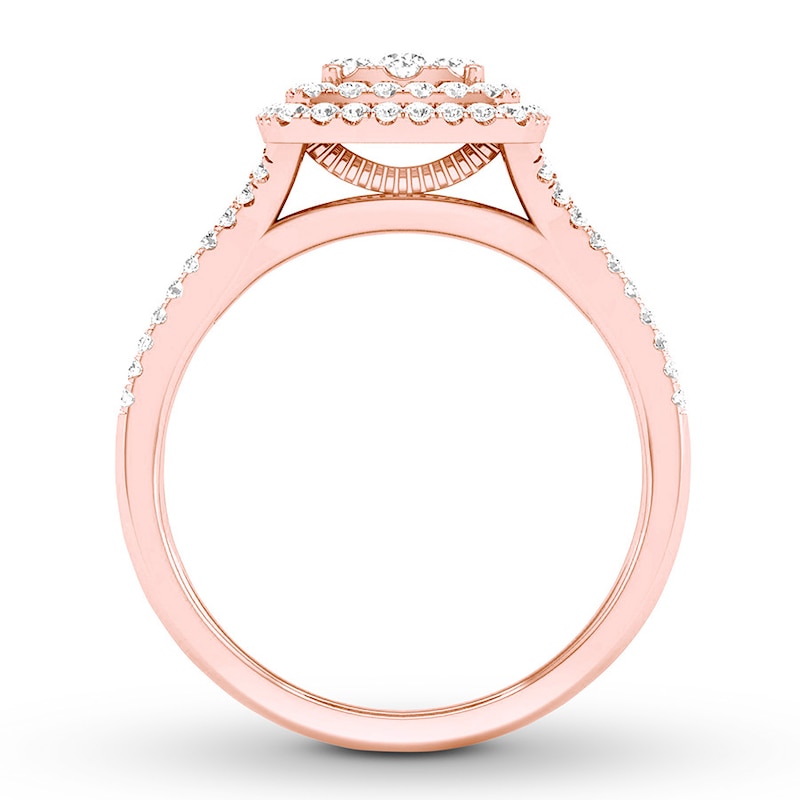 Main Image 2 of Now + Forever Diamond Engagement Ring 1/3 ct tw Round-cut 10K Rose Gold