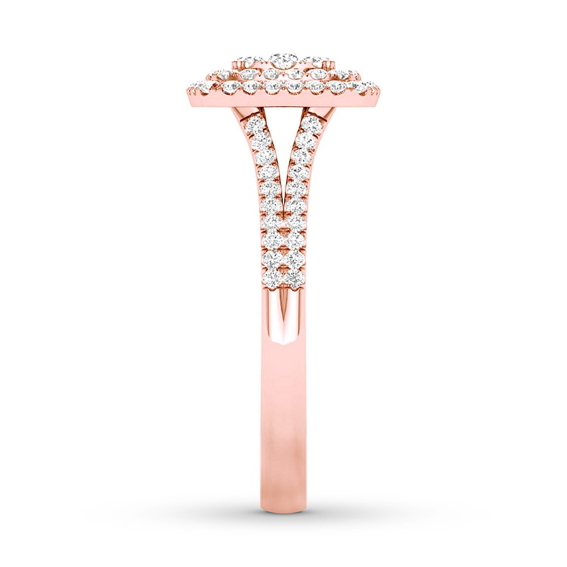 Main Image 3 of Now + Forever Diamond Engagement Ring 1/3 ct tw Round-cut 10K Rose Gold