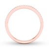 Thumbnail Image 1 of Diamond Wedding Band 1/10 ct tw Round-cut 10K Rose Gold