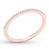 Thumbnail Image 3 of Diamond Wedding Band 1/10 ct tw Round-cut 10K Rose Gold