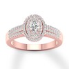 Thumbnail Image 0 of Diamond Engagement Ring 3/8 ct tw Round-cut 10K Rose Gold