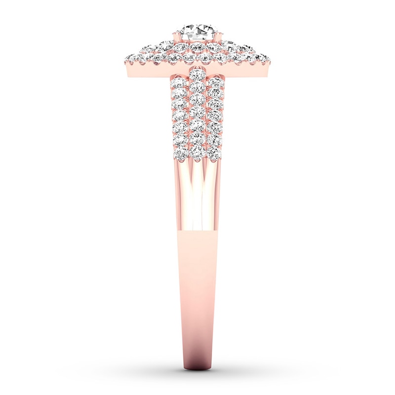 Main Image 3 of Now + Forever Diamond Engagement Ring 3/8 ct tw Round-cut 10K Rose Gold