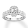Thumbnail Image 0 of Diamond Engagement Ring 3/8 ct tw Round-cut 10K White Gold