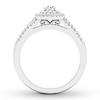 Thumbnail Image 1 of Diamond Engagement Ring 3/8 ct tw Round-cut 10K White Gold