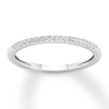 Thumbnail Image 0 of Diamond Wedding Band 1/15 ct tw Round-cut 10K White Gold