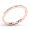 Thumbnail Image 3 of Diamond Wedding Band 1/15 ct tw Round-cut 10K Rose Gold