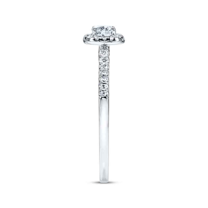 Main Image 2 of Now + Forever Diamond Engagement Ring 3/8 ct tw Round-cut 10K White Gold