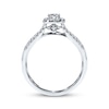 Thumbnail Image 3 of Now + Forever Diamond Engagement Ring 3/8 ct tw Round-cut 10K White Gold