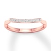 Thumbnail Image 1 of Now + Forever Diamond Wedding Band 1/8 ct tw Round-cut 14K Rose Gold