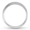 Thumbnail Image 1 of Diamond Wedding Band 1/10 ct tw Round-cut 14K White Gold