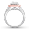 Thumbnail Image 1 of Diamond Engagement Ring 1-3/4 ct tw Princess & Round 14K Gold