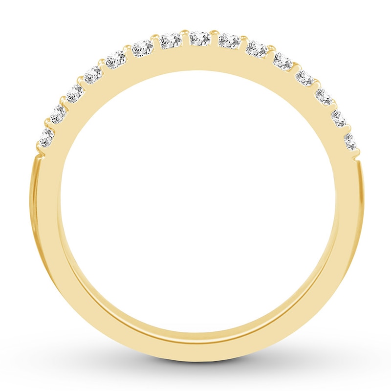 Main Image 2 of Now + Forever Diamond Wedding Band 1/5 ct tw Round-cut 14K Yellow Gold