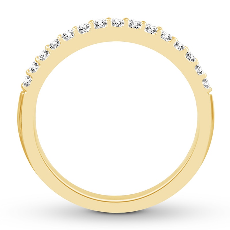 Diamond Wedding Band 1/5 ct tw Round-cut 14K Yellow Gold