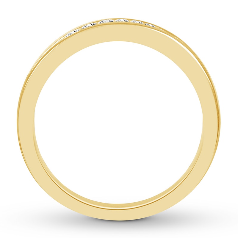 Main Image 2 of Now + Forever Diamond Wedding Band 1/5 ct tw Round-cut 14K Yellow Gold