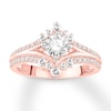 Thumbnail Image 0 of Diamond Engagement Ring 7/8 ct tw Round-cut 14K Rose Gold