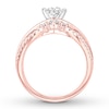 Thumbnail Image 1 of Diamond Engagement Ring 7/8 ct tw Round-cut 14K Rose Gold