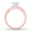 Thumbnail Image 2 of Now + Forever Diamond Engagement Ring 7/8 ct tw Round-cut 14K Rose Gold