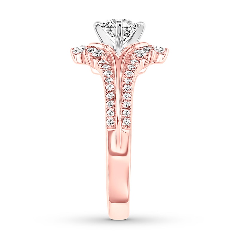 Main Image 3 of Now + Forever Diamond Engagement Ring 7/8 ct tw Round-cut 14K Rose Gold