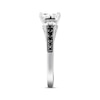 Thumbnail Image 3 of Black & White Diamond Engagement Ring 1 ct tw 14K White Gold
