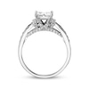 Thumbnail Image 4 of Black & White Diamond Engagement Ring 1 ct tw 14K White Gold