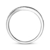 Thumbnail Image 2 of Black Diamond Wedding Band 1/4 ct tw Round-cut 14K White Gold