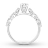 Thumbnail Image 1 of Diamond Engagement Ring 7/8 ct tw Round-cut 14K White Gold