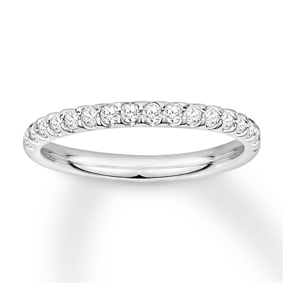 Now + Forever Diamond Wedding Band 1/3 ct tw Round-cut 14K White Gold