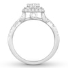 Thumbnail Image 2 of Now + Forever Diamond Engagement Ring 1 ct tw Princess & Round 14K White Gold