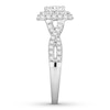 Thumbnail Image 3 of Now + Forever Diamond Engagement Ring 1 ct tw Princess & Round 14K White Gold