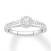 Thumbnail Image 0 of Diamond Engagement Ring 1/3 ct tw Round-cut 10K White Gold