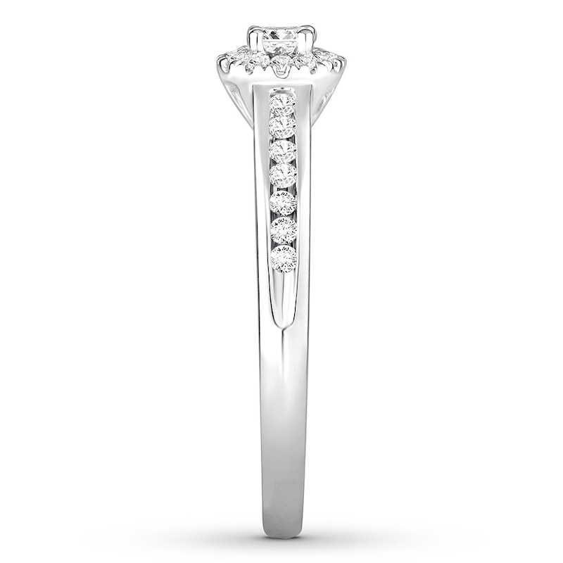 Main Image 3 of Now + Forever Diamond Engagement Ring 1/3 ct tw Round-cut 10K White Gold