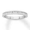 Thumbnail Image 1 of Now + Forever Diamond Wedding Band 1/6 ct tw Round-cut 10K White Gold