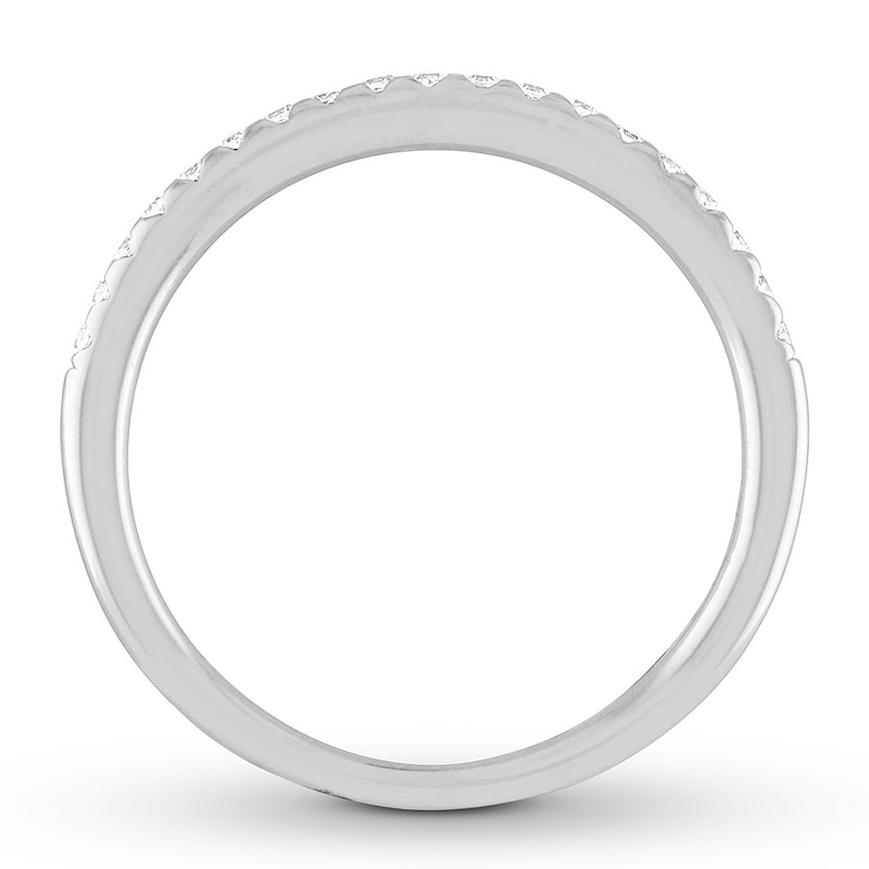 Main Image 2 of Now + Forever Diamond Wedding Band 1/5 ct tw Round-cut 14K White Gold