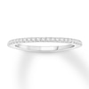 Thumbnail Image 0 of Diamond Wedding Band 1/6 ct tw Round-cut 14K White Gold