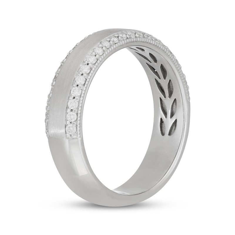 Main Image 4 of Neil Lane Men's Diamond Wedding Band 1/2 ct tw 14K White Gold