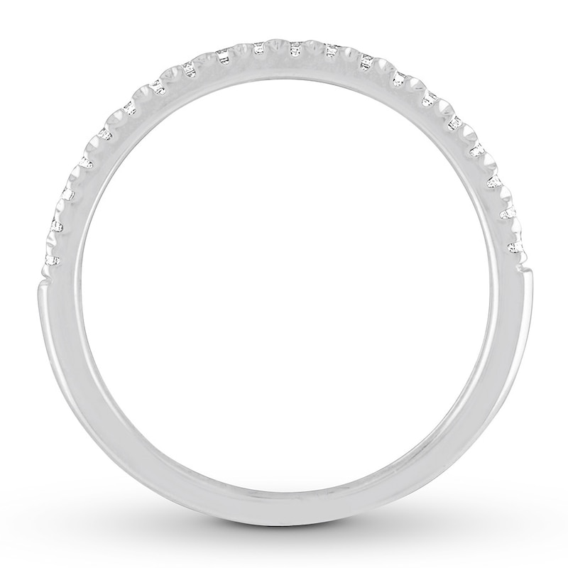 Main Image 2 of Now + Forever Diamond Wedding Band 1/6 ct tw Round-cut 14K White Gold
