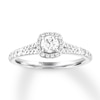 Thumbnail Image 0 of Diamond Engagement Ring 5/8 ct tw Round-cut 14K White Gold