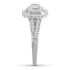 Thumbnail Image 2 of Diamond Engagement Ring 7/8 ct tw Princess & Round 14K White Gold