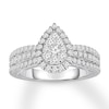 Thumbnail Image 0 of Diamond Engagement Ring 3/4 ct tw Round-cut 14K White Gold