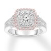 Thumbnail Image 0 of Diamond Engagement Ring 7/8 ct tw Round-cut 14K Two-Tone Gold