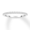 Thumbnail Image 0 of Diamond Wedding Band 1/8 ct tw Round-cut 14K White Gold