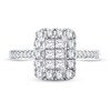 Thumbnail Image 3 of Now + Forever Diamond Engagement Ring 7/8 ct tw Princess & Round 10K White Gold