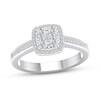 Diamond Engagement Ring 1/5 ct tw Round-cut 14K White Gold