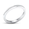 Thumbnail Image 3 of Diamond Wedding Band 1/20 ct tw Round-cut 14K White Gold