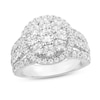 Round-cut Diamond Engagement Ring 3 ct tw 10K White Gold
