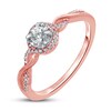 Thumbnail Image 1 of Diamond Engagement Ring 1/4 ct tw Round-cut 10K Two-Tone Gold
