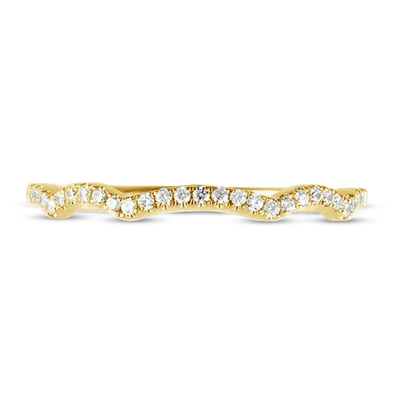 Diamond Wedding Band 1/8 ct tw 14K Yellow Gold