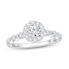 Thumbnail Image 1 of Now + Forever Round-cut Diamond Engagement Ring 1 ct tw 14K White Gold