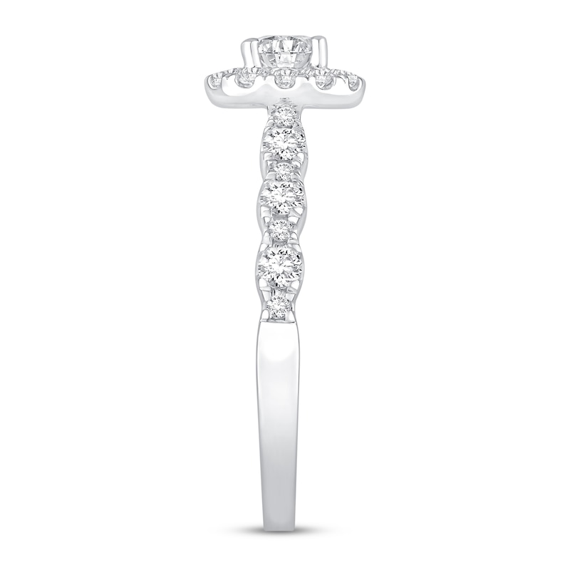 Main Image 3 of Now + Forever Round-cut Diamond Engagement Ring 1 ct tw 14K White Gold